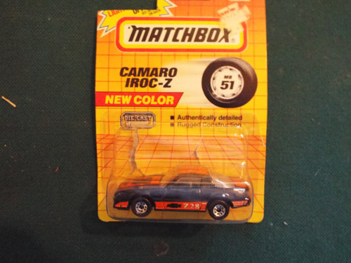 Matchbox Camaro IROC-Z Black