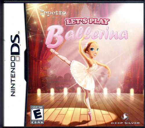 Nintendo DS:  Let's Play Ballerina (used in good condition - no instructions (Game & Box Only)