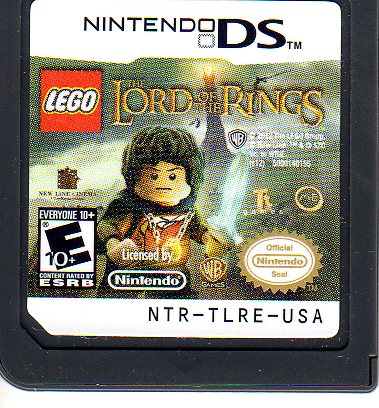 Nintendo DS Lego Lord of the Rings (Used in good condition - No box or instructions. Game Only).