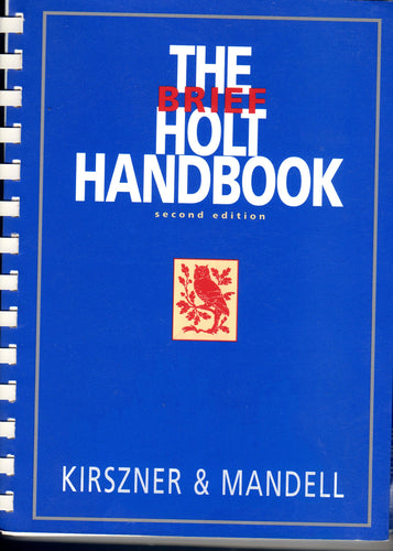 The Brief Holt Handbook second edition (Used like new)